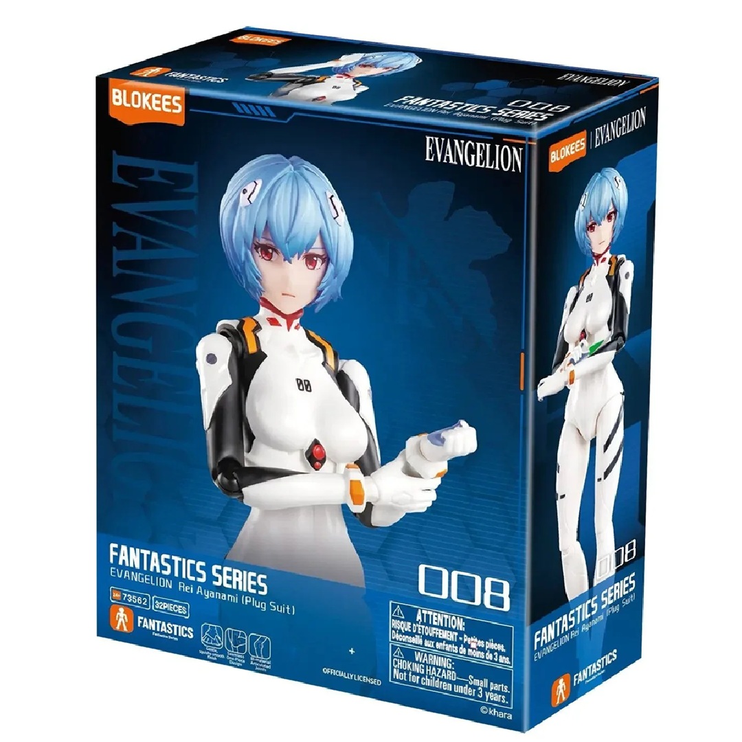 b3dcd15454b60162db9d9153ac2a6097.jpg Evangelion Fantastics Series: Rei Ayanami (Plug Suit) Model Kit - Image 1
