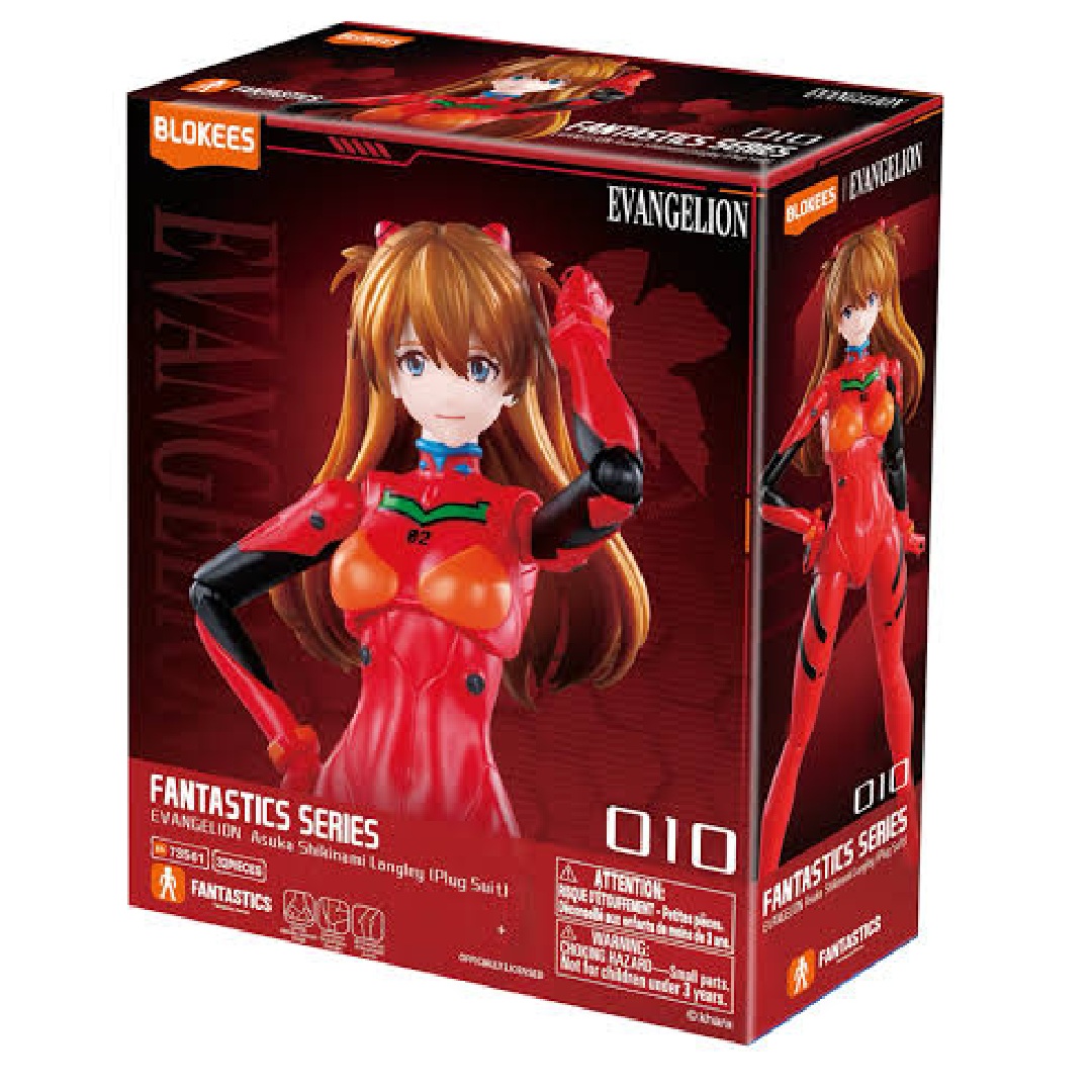 b78bad3910003f666cb9af6e9040c117.jpg Evangelion Fantastics Series: Asuka Shikinami Langley (Plug Suit) Model Kit - Image 1