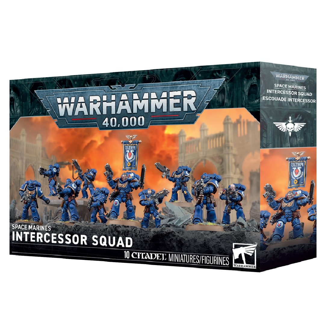 d0a9f4b7c9451e8e967c76afdf3e1c8a.jpg Warhammer 40,000 Space Marines Intercessor Squad (48-115) - Image 1