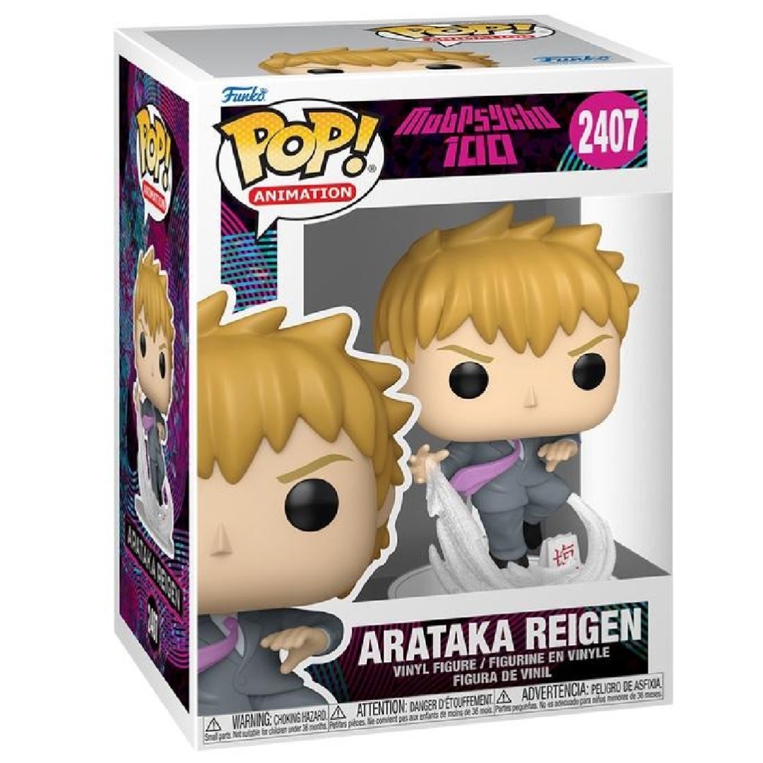 04e412f3c876b91e9aea9b91fefe0122.jpg Funko POP! Mob Psycho N° 2407 - Arataka Reigen - Image 1
