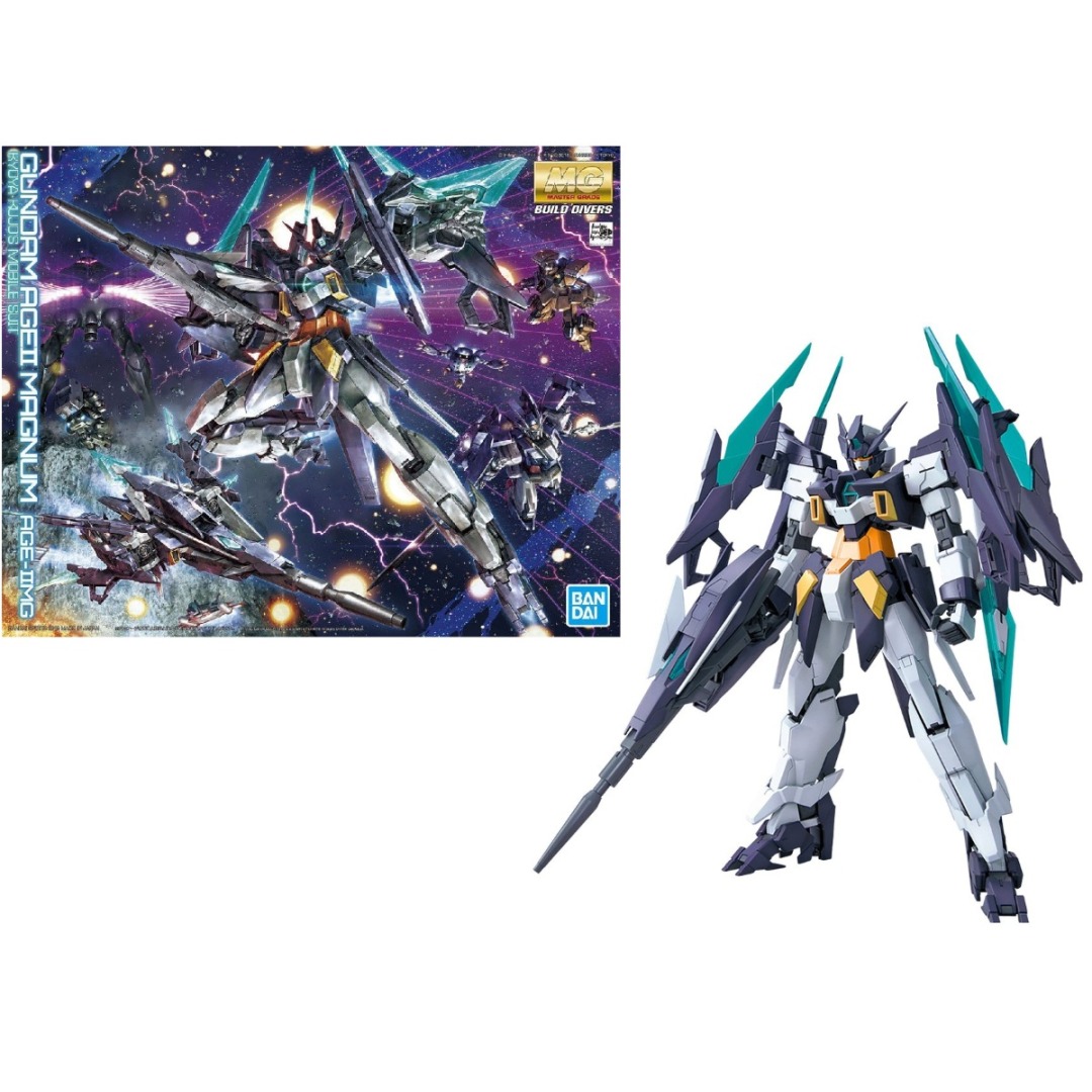 05f14841e7548944a30afbf2f2d0cdb9.jpg Gundam AGE-IIMG Age II Magnum Gundam MG 1/100 Bandai Model Kit - Image 1