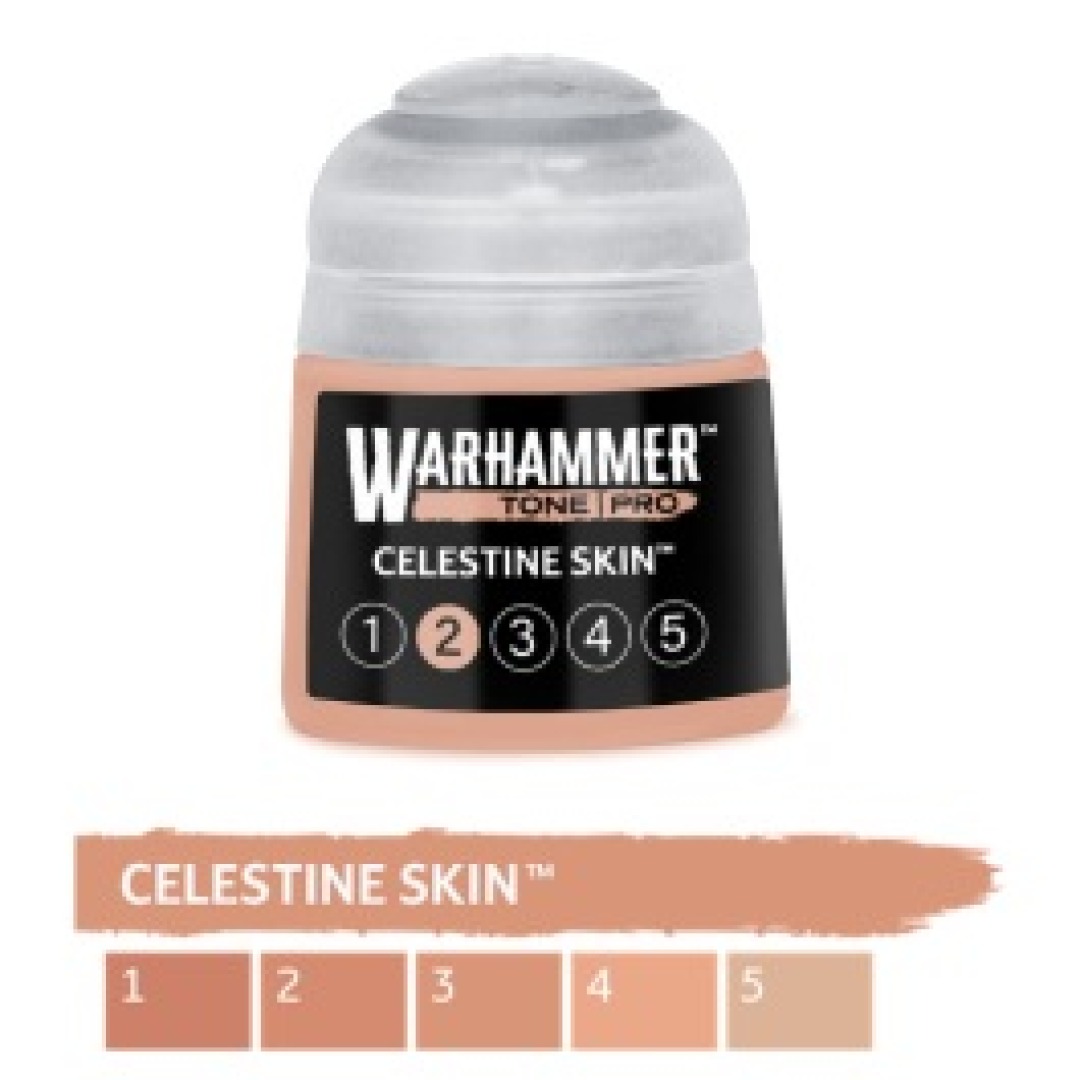 0750cd84677189b7e6f7c98f5fad8c05.jpg Warhammer Tone Pro Celestine Skin 3 12ml (20-093) - Image 1