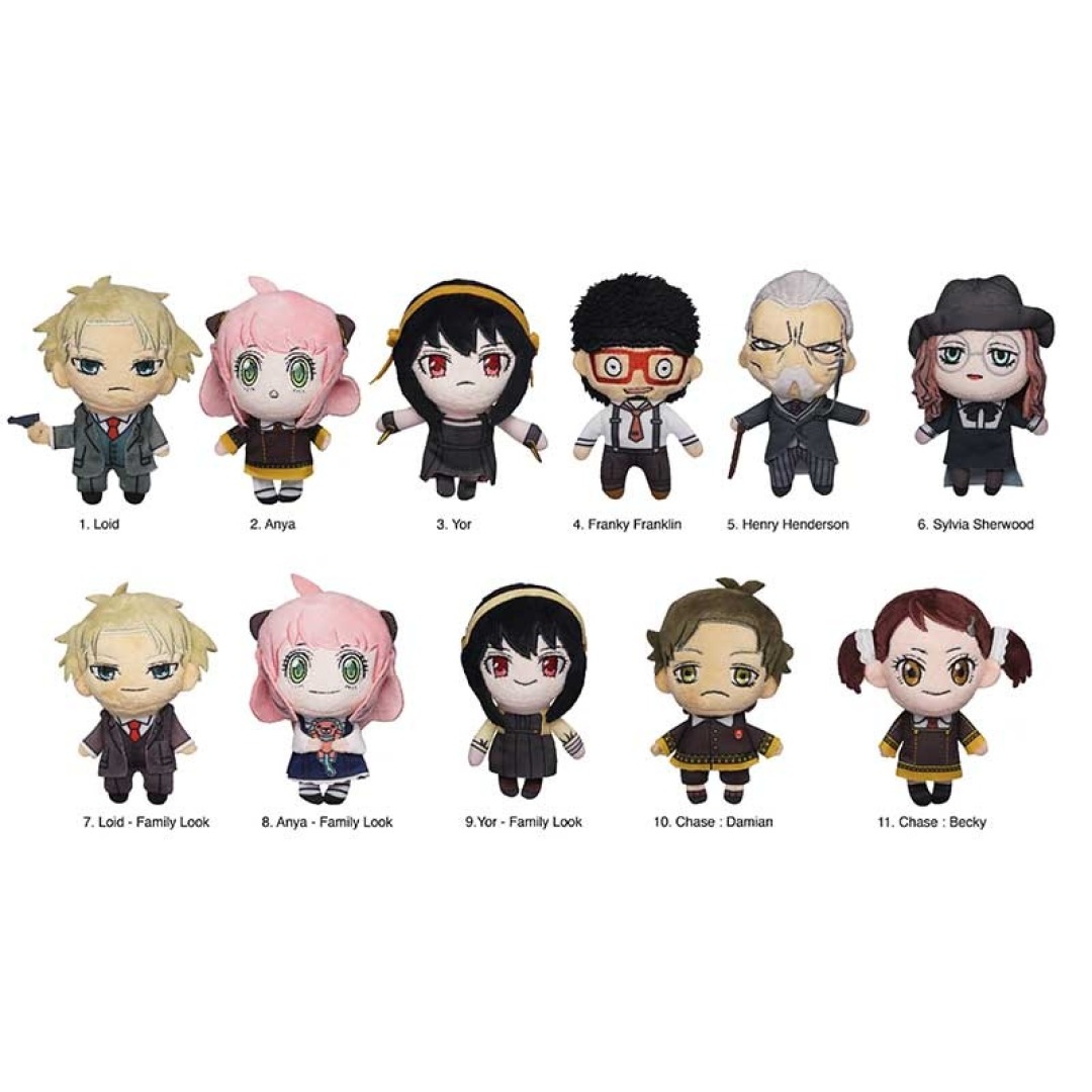 07936a3a3a42e975749df98d311bafb5.jpg Spy X Family Mystery Plush Bag Clip - Image 1