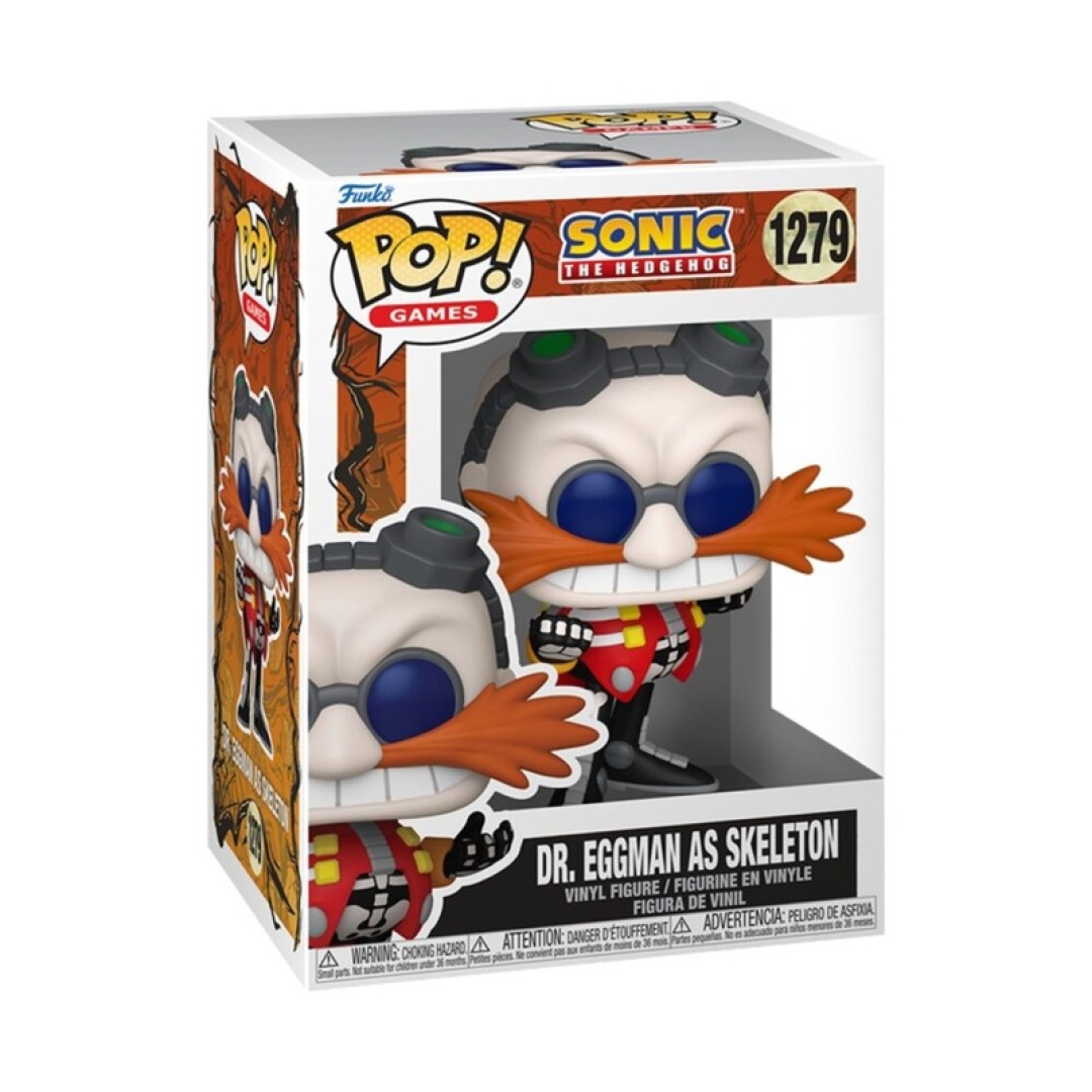 146c60916a547e973f230909fb4fbdb3.jpg Funko POP! Sonic The Hedgehog N° 1279 - Dr. Eggman As Skeleton - Image 1