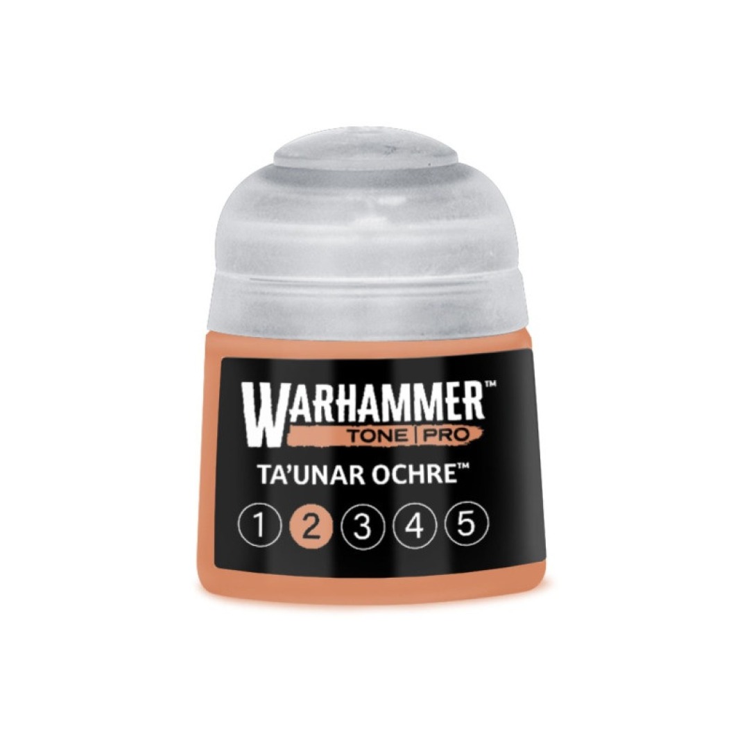 14fed2b58dc143fbeec3d3a680fa1174.jpg Warhammer Tone Pro Ta'Unar Ochre 2 12ml (20-182) - Image 1