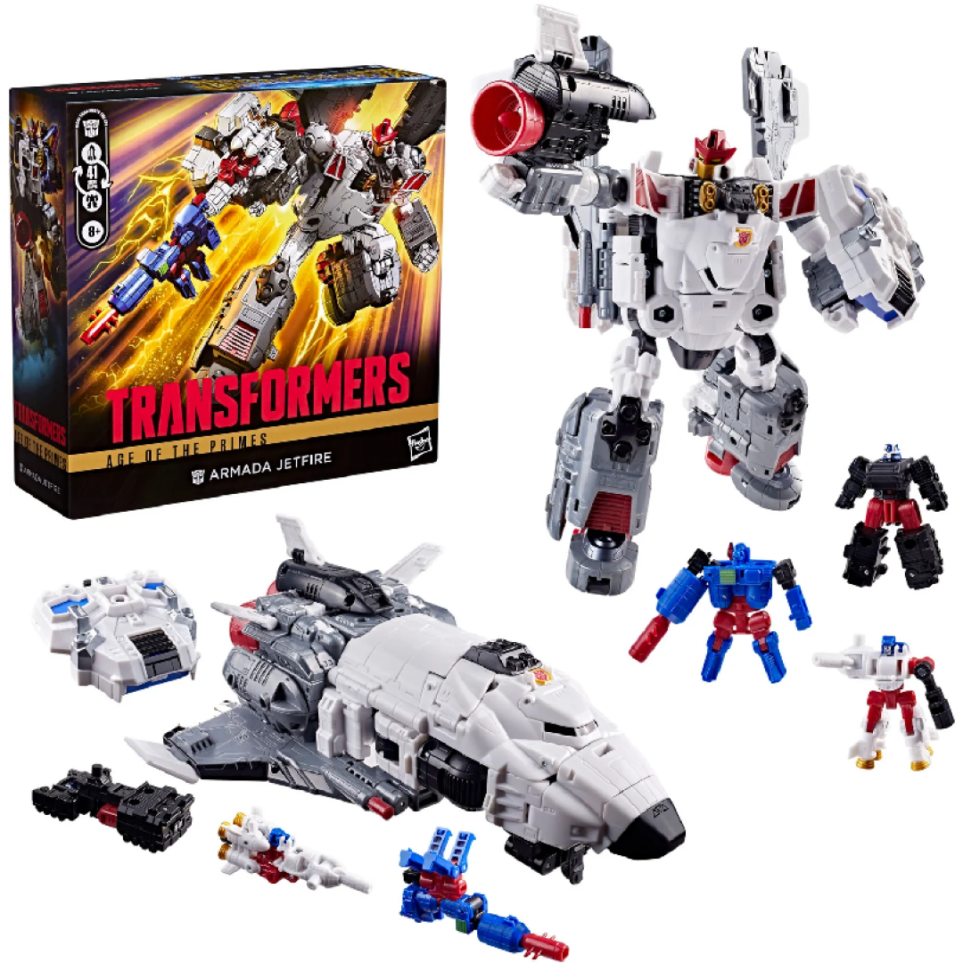 1b8729e7d95b889fa5b8f88affeff29a.png Transformers Armada Jetfire Age of Primes Hasbro Figure - Image 1