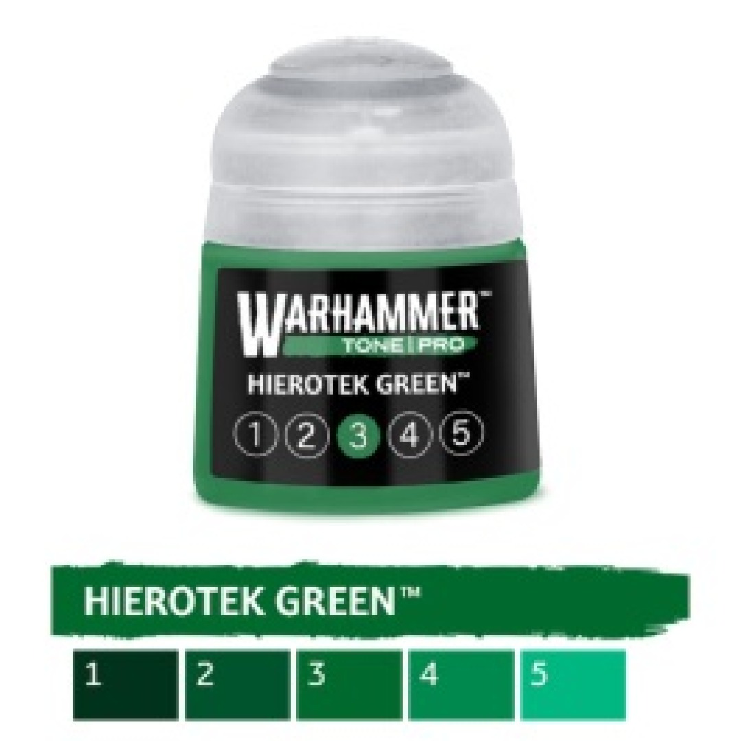 20ffde6e48e4cf360d591aeeb7563329.jpg Warhammer Tone Pro Hierotek Green 3 12ml (20-273) - Image 1