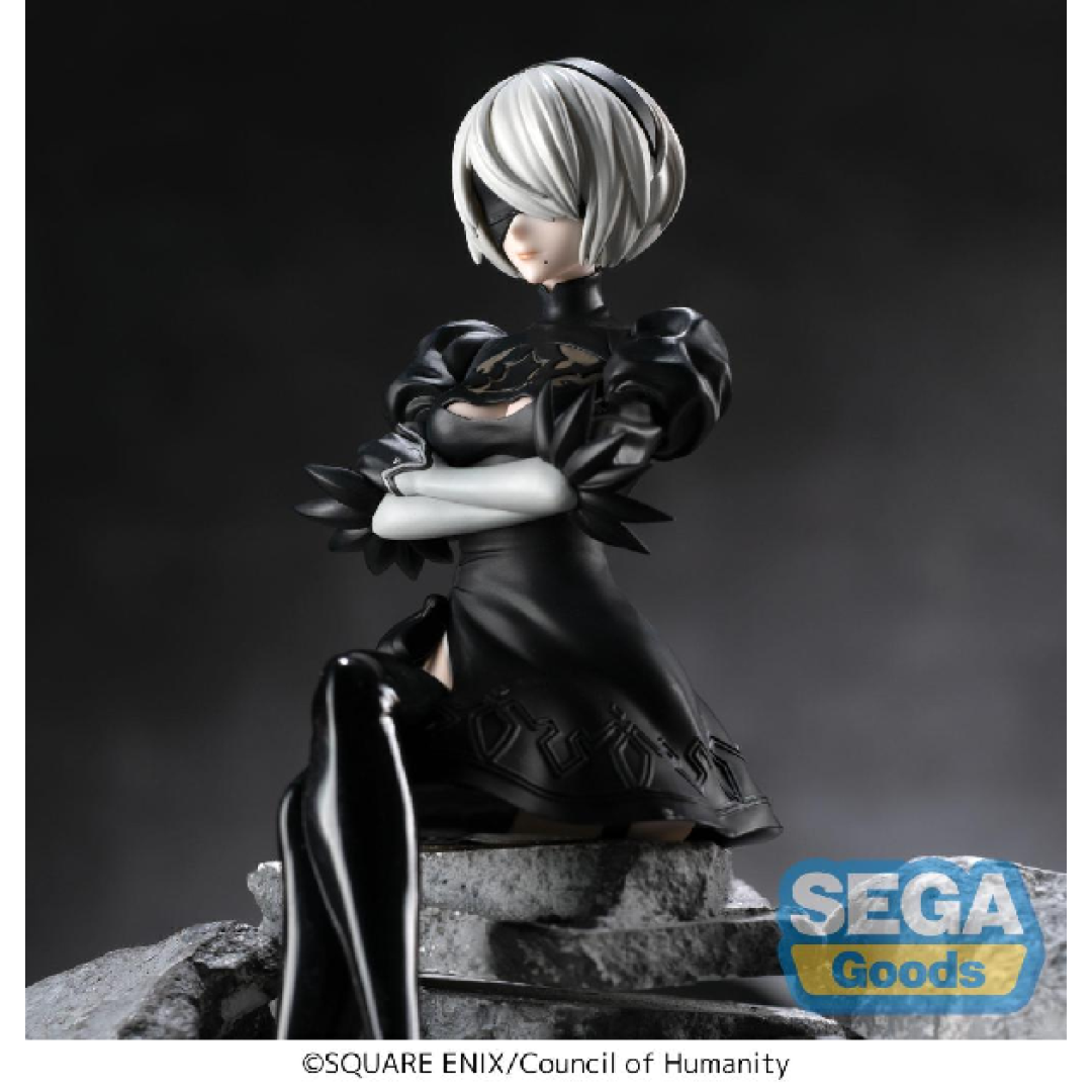 238205db6301846758a2981752390c29.png Nier Automata Ver 1.1A 2B PM Perching Sega Goods Figure - Image 1