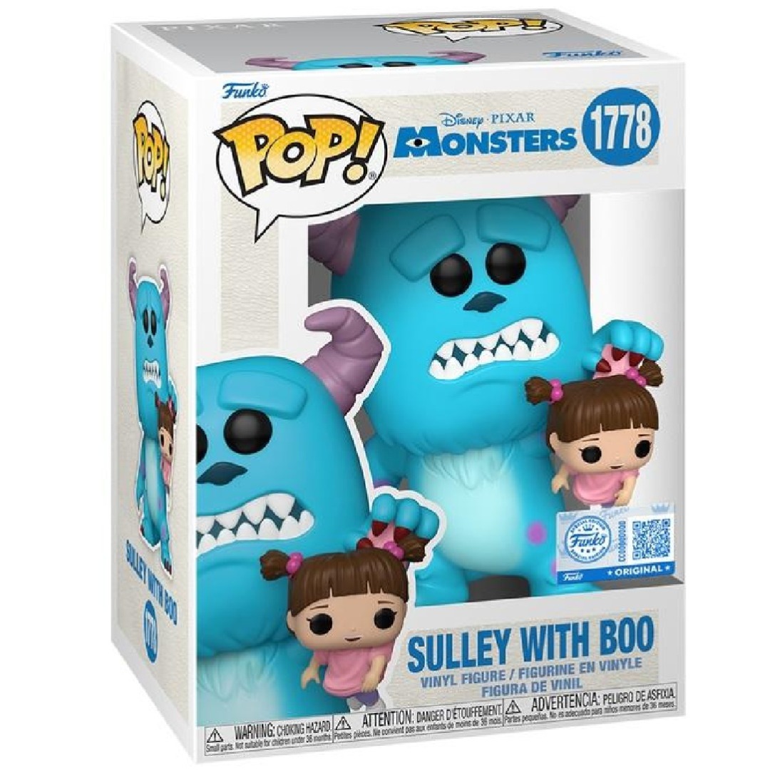 23f4fa791f310ba73e8a06bd6dbcc7e1.jpg Funko POP! Disney Monsters Inc N° 1778 - Sulley With Boo - Image 1
