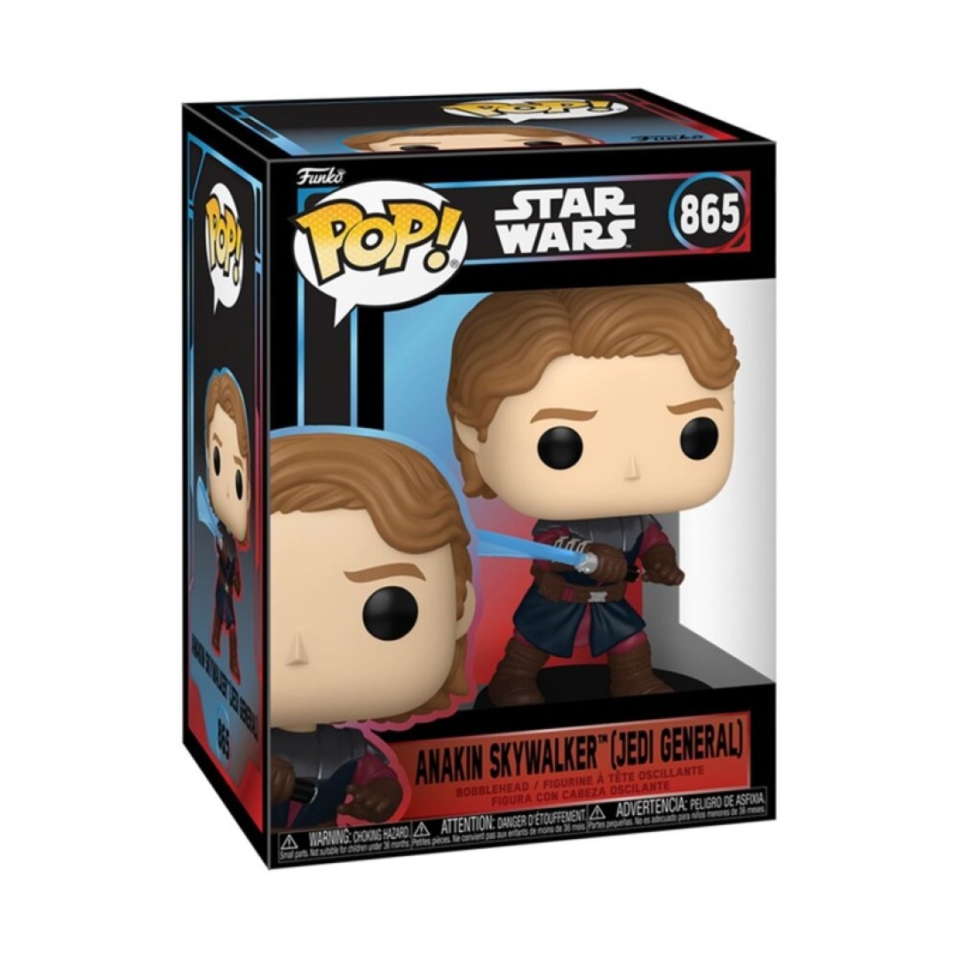 26fc73e4f2c08f40ca61b86781667bf9.jpg Funko POP! Star Wars N° 865 - Anakin Skywalker (Jedi General) - Image 1