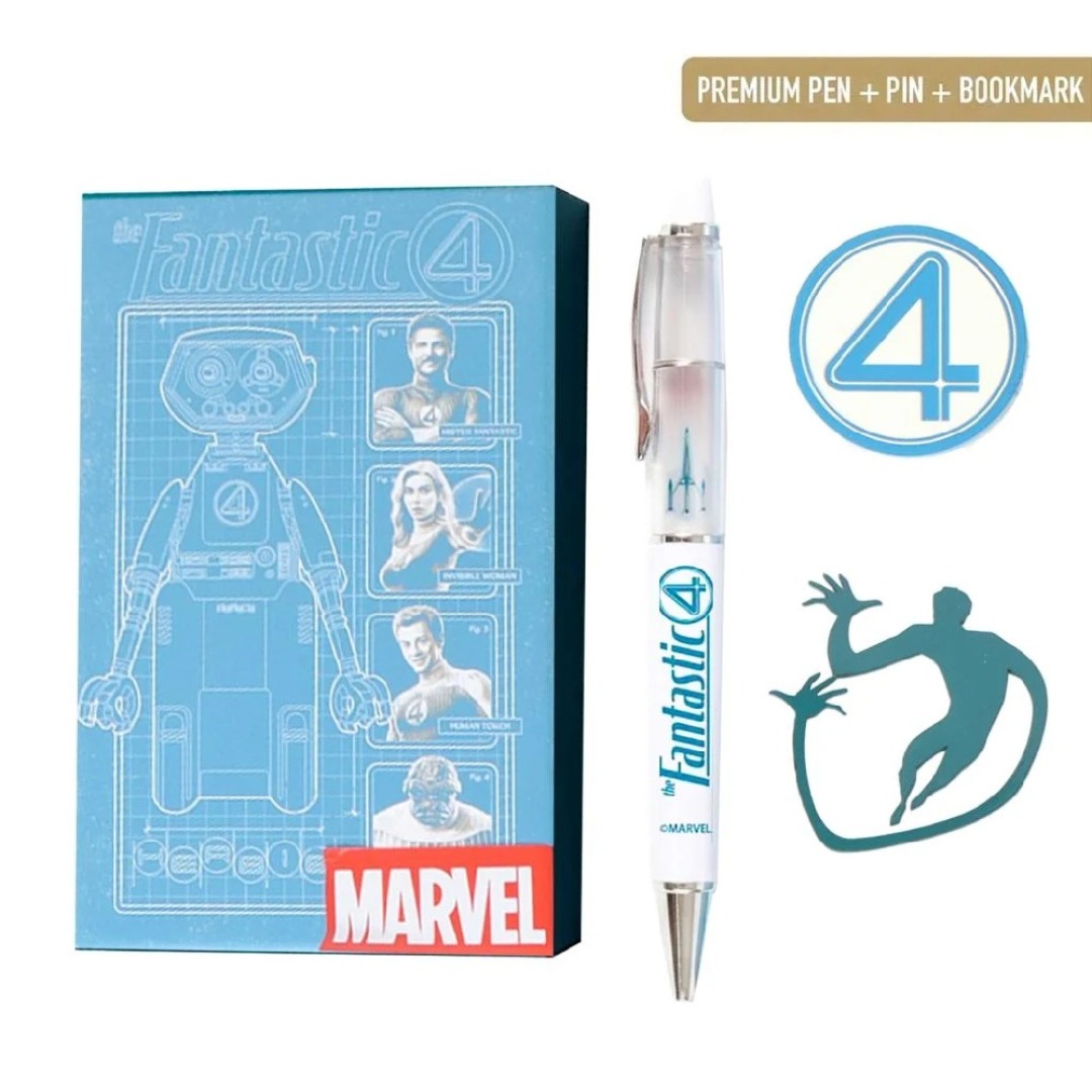 2a93f4db688724cf39412dbc2f1d8804.jpg Marvel The Fantastic Four Pen Set - Image 1