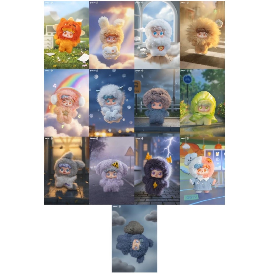 2cab7ce58438aa41aa0dd803e4723e7a.jpg Jotoys Q.Kid Weather Series Blind Box - Image 1