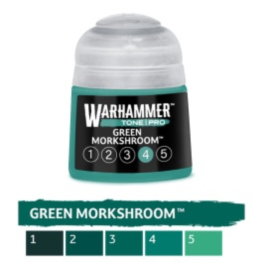 309f0a5ec0a6797658a740c5c85db818.jpg Warhammer Tone Pro Green Morkshroom 4 12ml (20-284) - Image 1