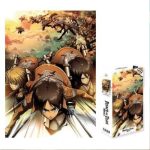 Attack On Titan Poster + Puzzle 1000 Pieces