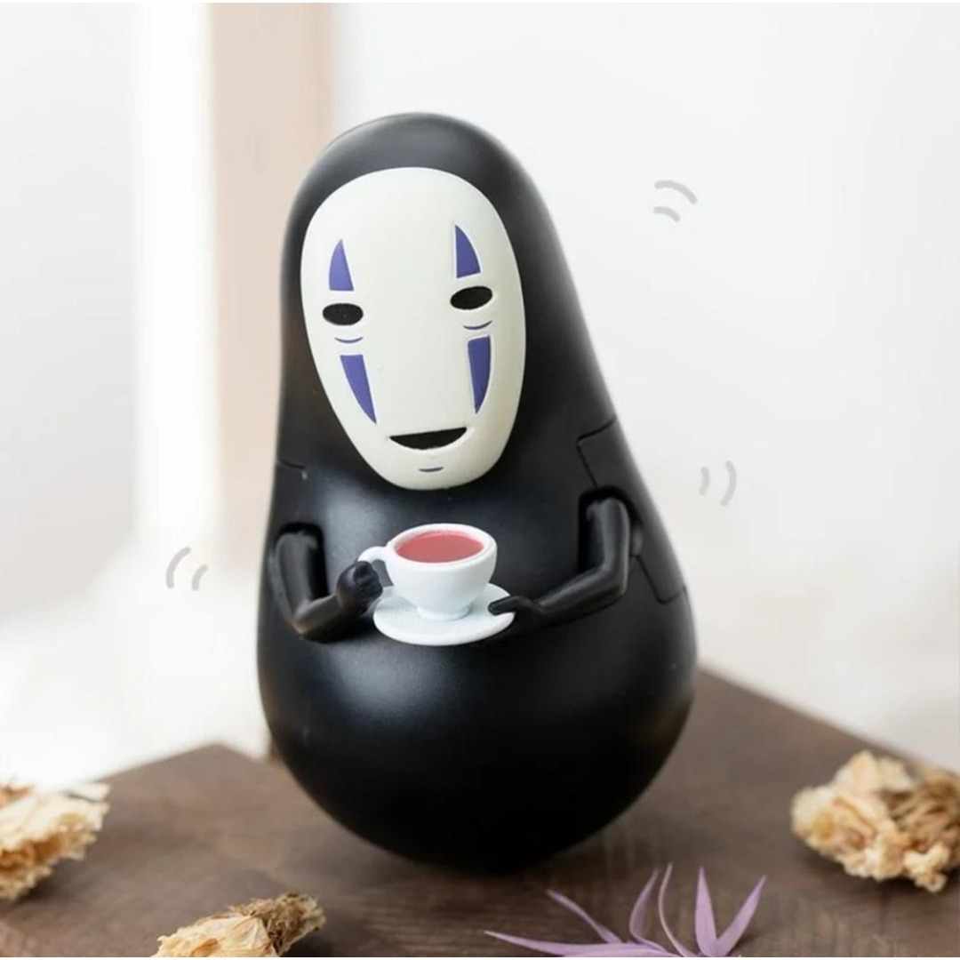 34c9cdc5cae4dc31d32b6f720ba33bcc.jpg Studio Ghibli Spirited Away No Face Coffee Break Culbuto Figure - Image 1