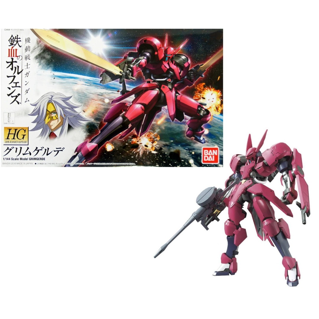 38f260bee2a9fc4da2aeefac5e45ba00.jpg Gundam Grimgerde HG 1/144 Bandai Model Kit - Image 1