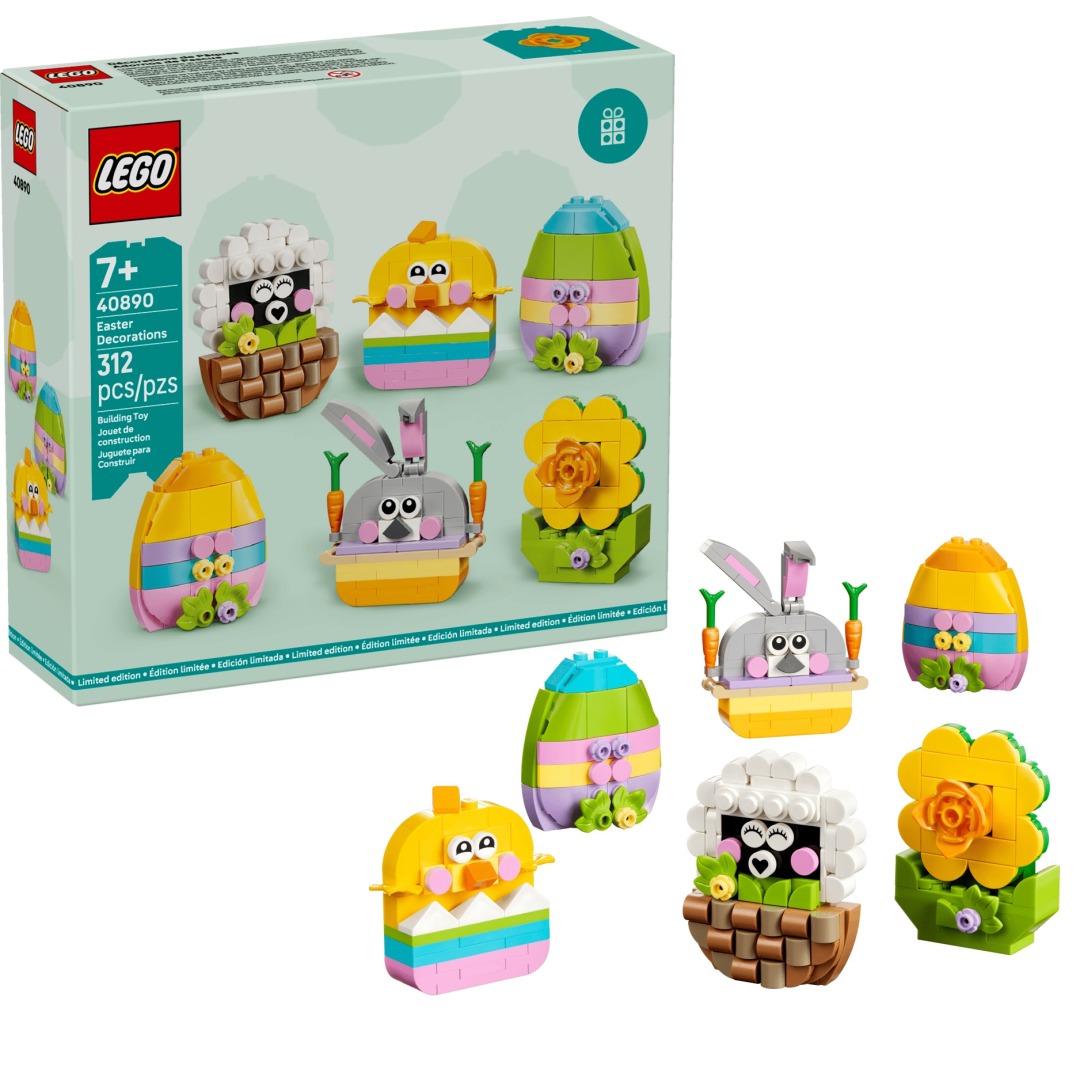 4439c20b196ae463ab47abf3f2a0b001.jpg LEGO Special 40890 Easter Decorations - Exclusive - Image 1