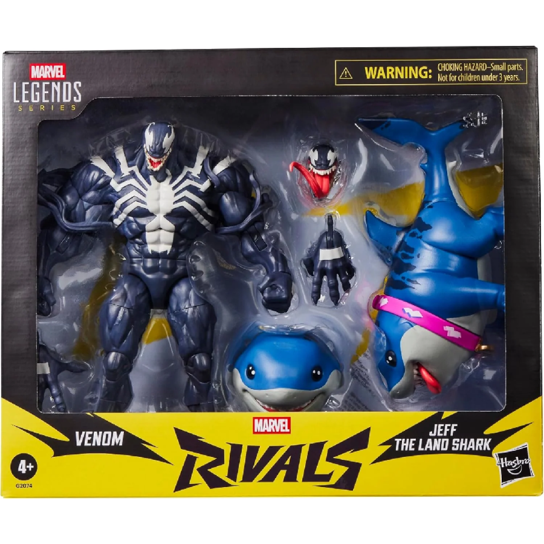 44a83bfa9ef253526b5b3993412918b1.png Marvel Rivals Venom & Jeff the Land Shark Legends Series Hasbro Figure - Image 1