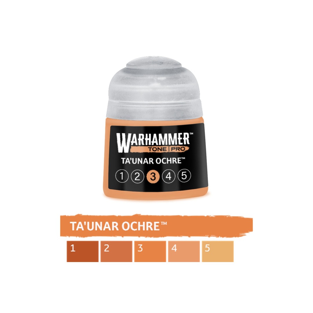 50ce8a878de0b6f624263e5bf0b9f313.jpg Warhammer Tone Pro Ta'Unar Ochre 3 12ml (20-183) - Image 1