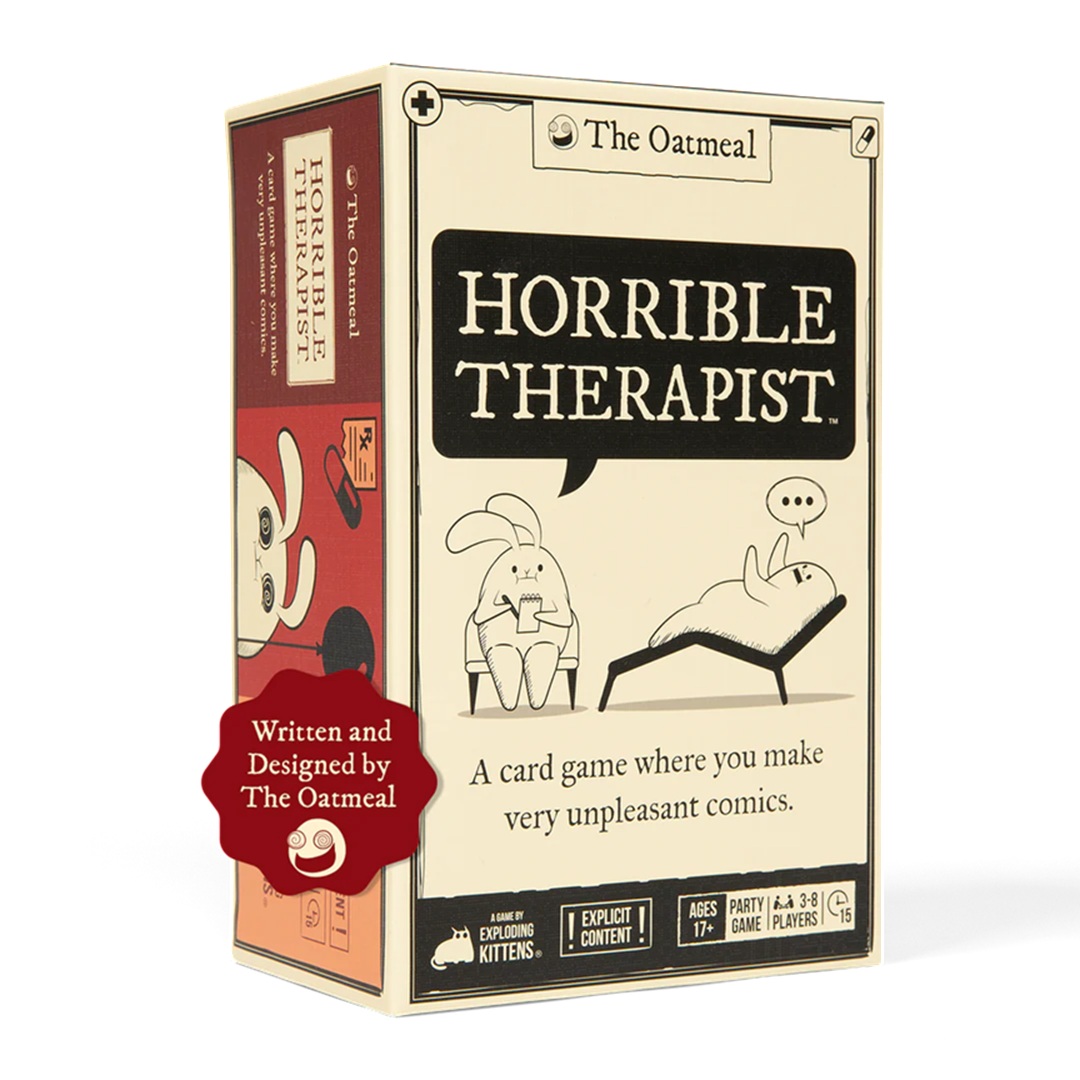 58386ac701712c30e32330014192a26d.jpg Horrible Therapist Card Game - Image 1