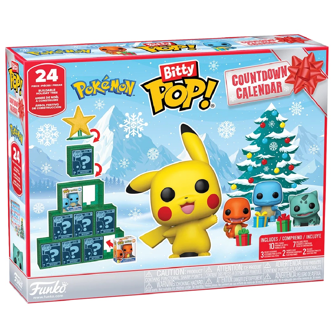 5a1fb24d548805a08d3751377dfefa3c.jpg Funko Bitty POP! Pokemon Countdown Calendar - Image 1