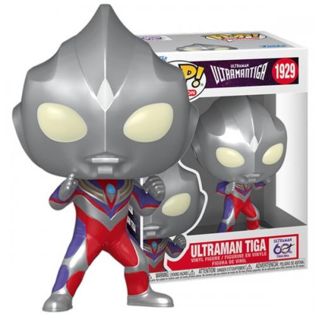 5ad486f3d5bcb58a7642ad86ae846681.jpg Funko POP! Ultraman N° 1929 - Ultraman Tiga - Image 1