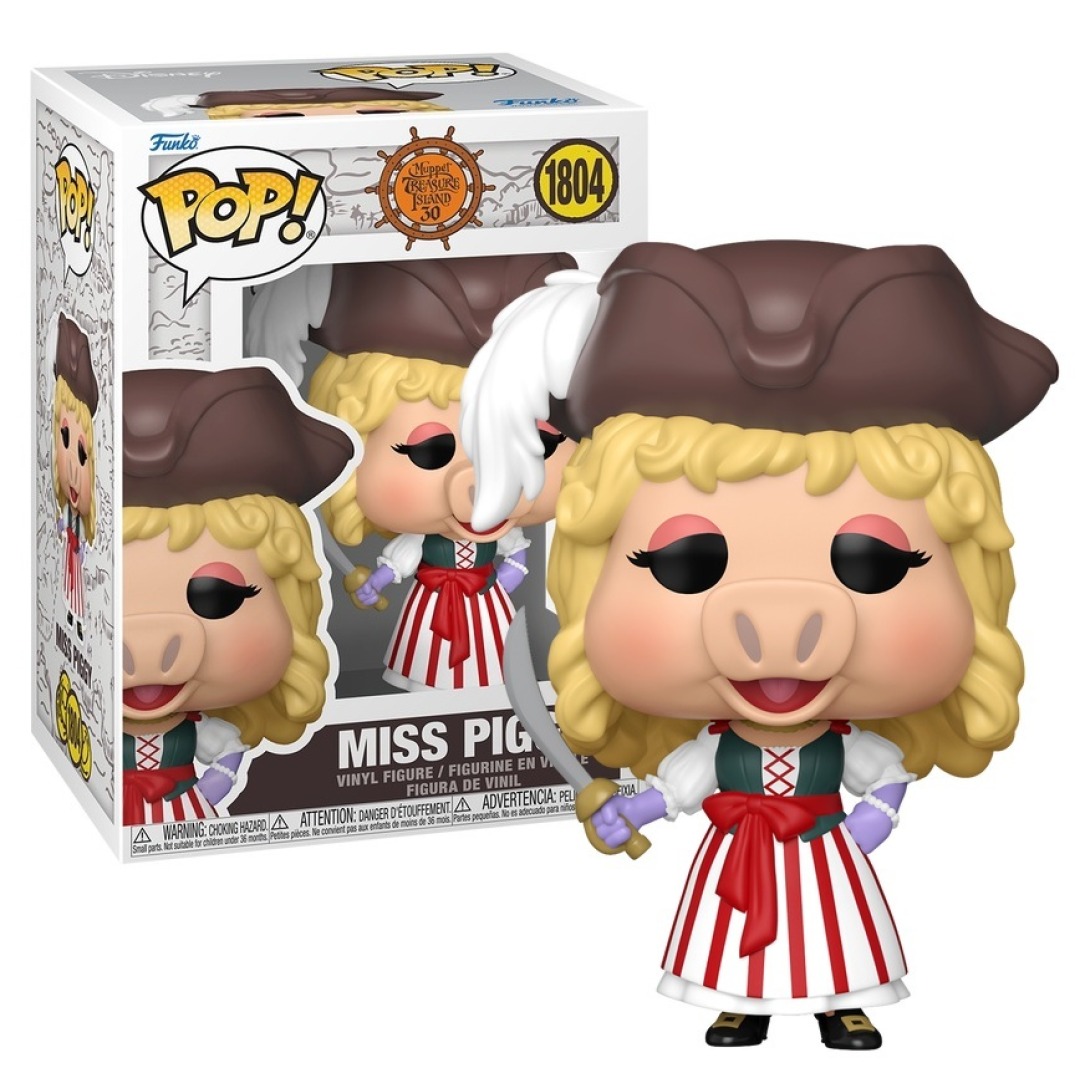 60d320567c6036a2eb601f281d6a5240.jpg Funko POP! Muppets Treasure Island N° 1804 - Miss Piggy - Image 1