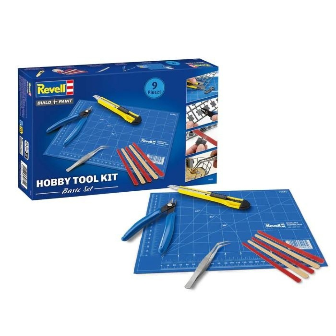 63fb9f0fb55941ea0b365af5b97dc809.jpg Revell Hobby Tool Kit Basic Set - Image 1