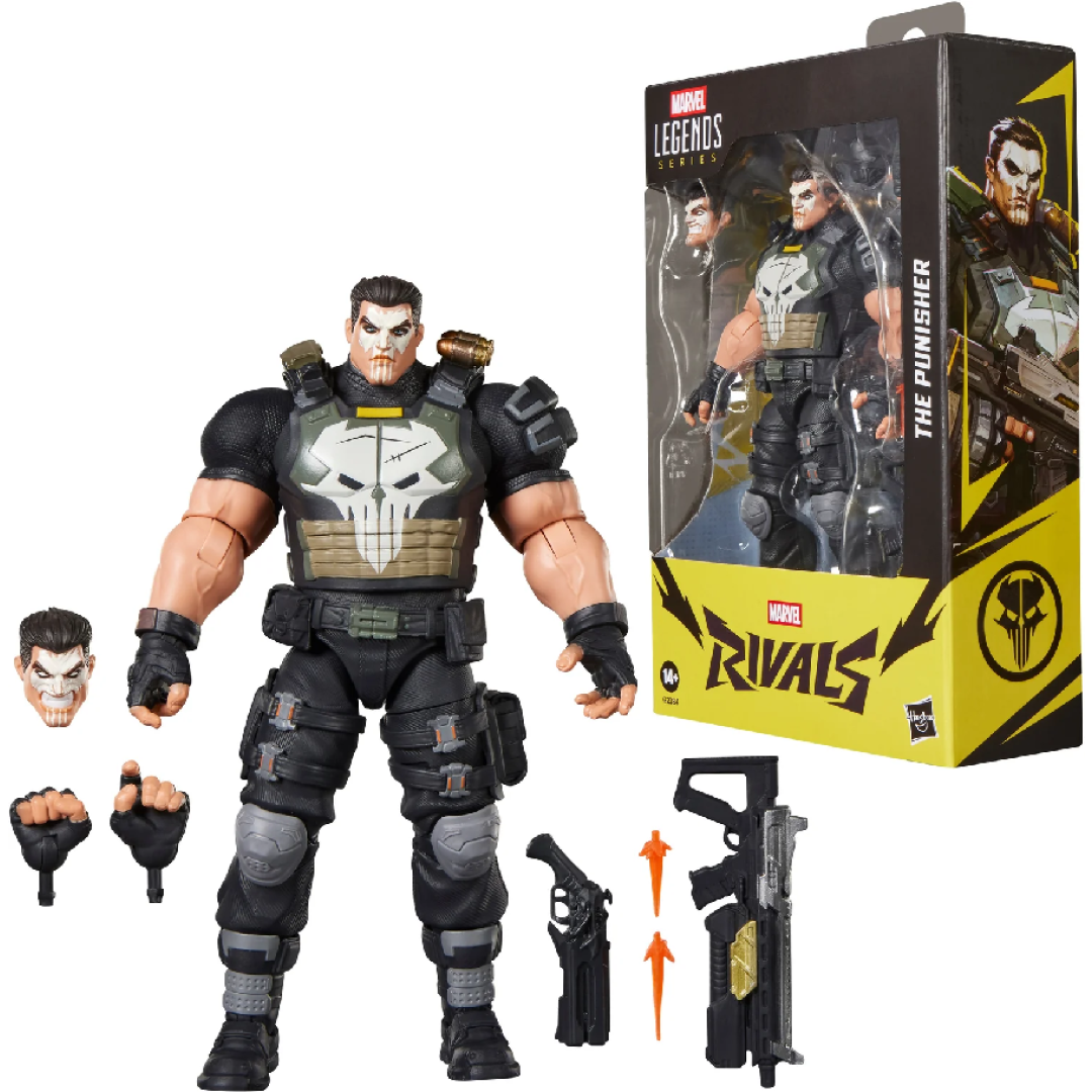 76685a3a4fd89a67b49cd640cab33696.png Marvel Rivals The Punisher Legends Series Hasbro Figure - Image 1