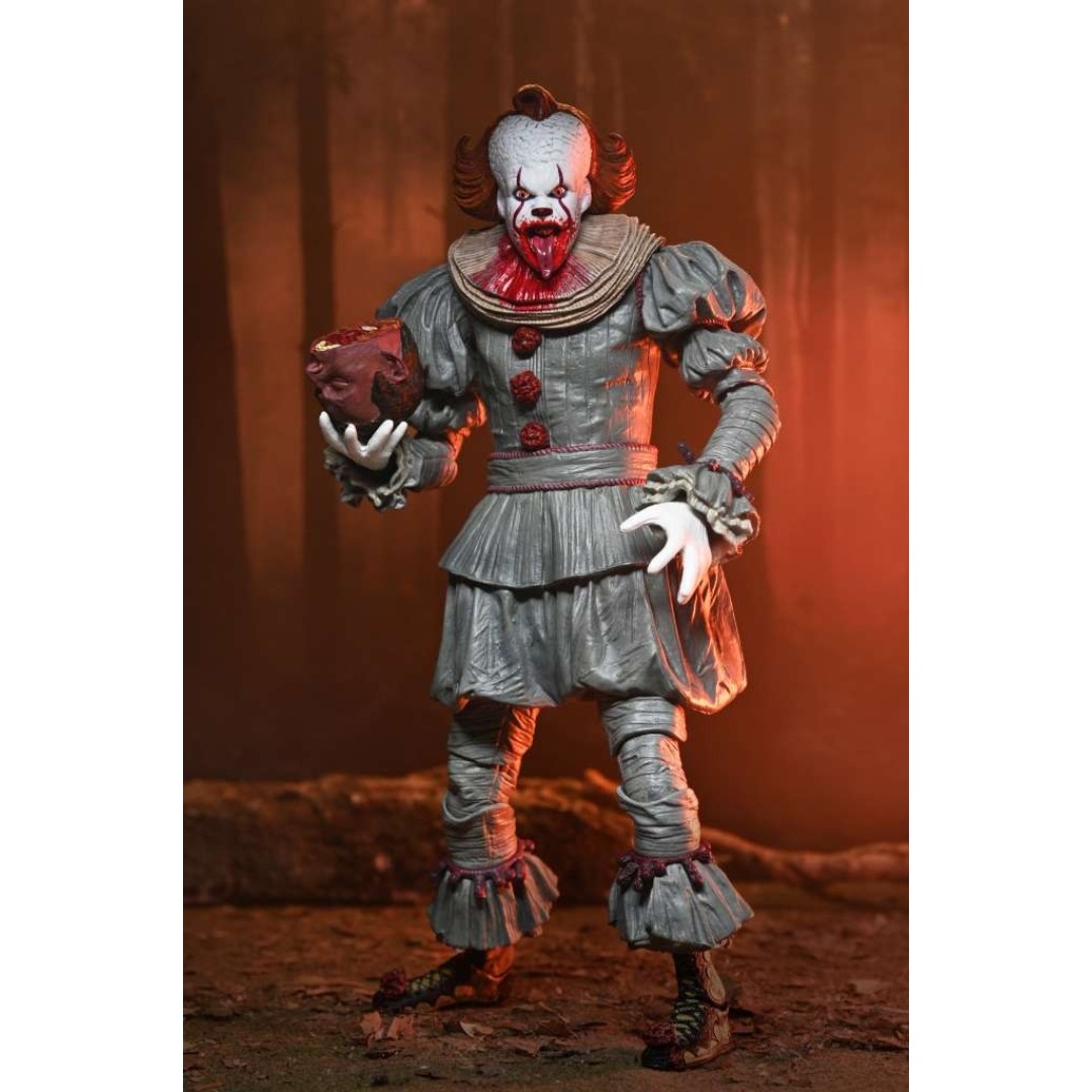 7b87068103d1ebb5abc413cffaa1b03a.jpg Welcome To Derry Pennywise Ultimate Neca Figure - Image 1
