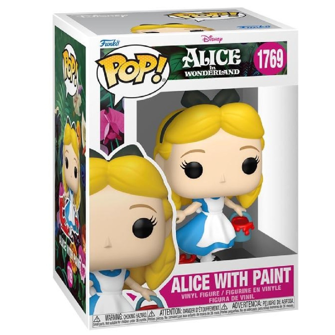 7e94072d2a0a536bdc398c8db9bfd2af.jpg Funko POP! Disney Alice In Wonderland N° 1769 - Alice With Paint - Image 1