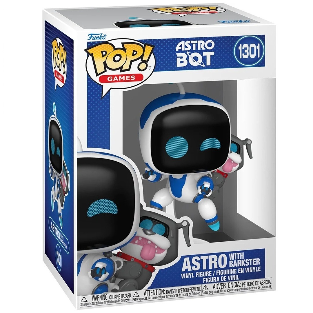 8c5b3557611c1619a9195073203364c1.jpg Funko POP! Astro Bot N° 1301 - Astro With Barkster - Image 1