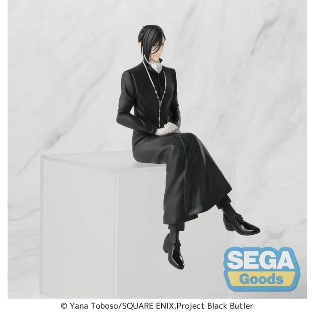 986668a31fb8a44e6888def26bef622c.jpg Black Butler Sebastian Michaelis PM Perching Sega Goods Figure - Image 1