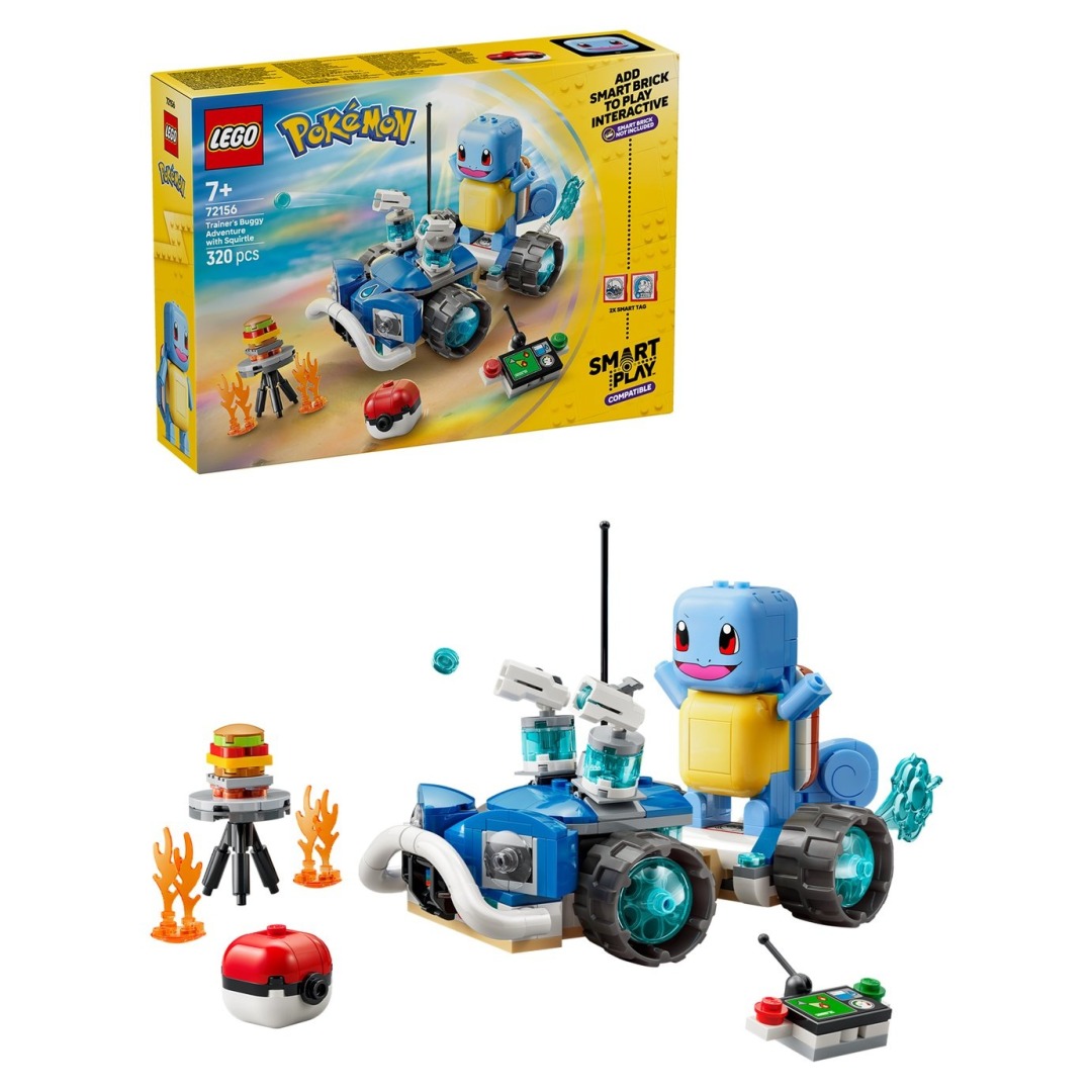 a1d656bb07e06e11c731faeb2255b598.jpg LEGO Pokemon Trainer's Buggy Adventure with Squirtle - Image 1