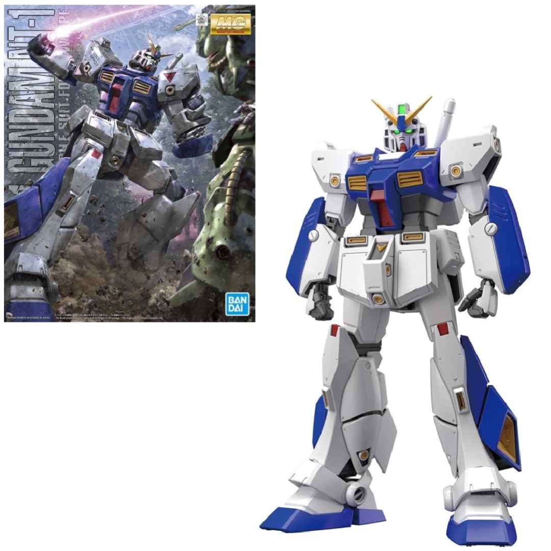 a5f0ecee53632a763eada2ec32988238.jpg Gundam NT-1 Ver. 2.0 MG 1/100 Bandai Model Kit - Image 1
