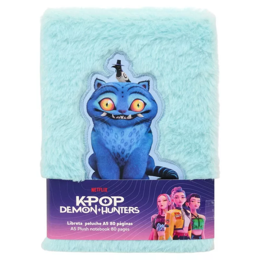 a71b5607e3e1c4c938b21836cb1152d1.png K-Pop Demon Hunters Derpy Fluffy Notebook - Image 1