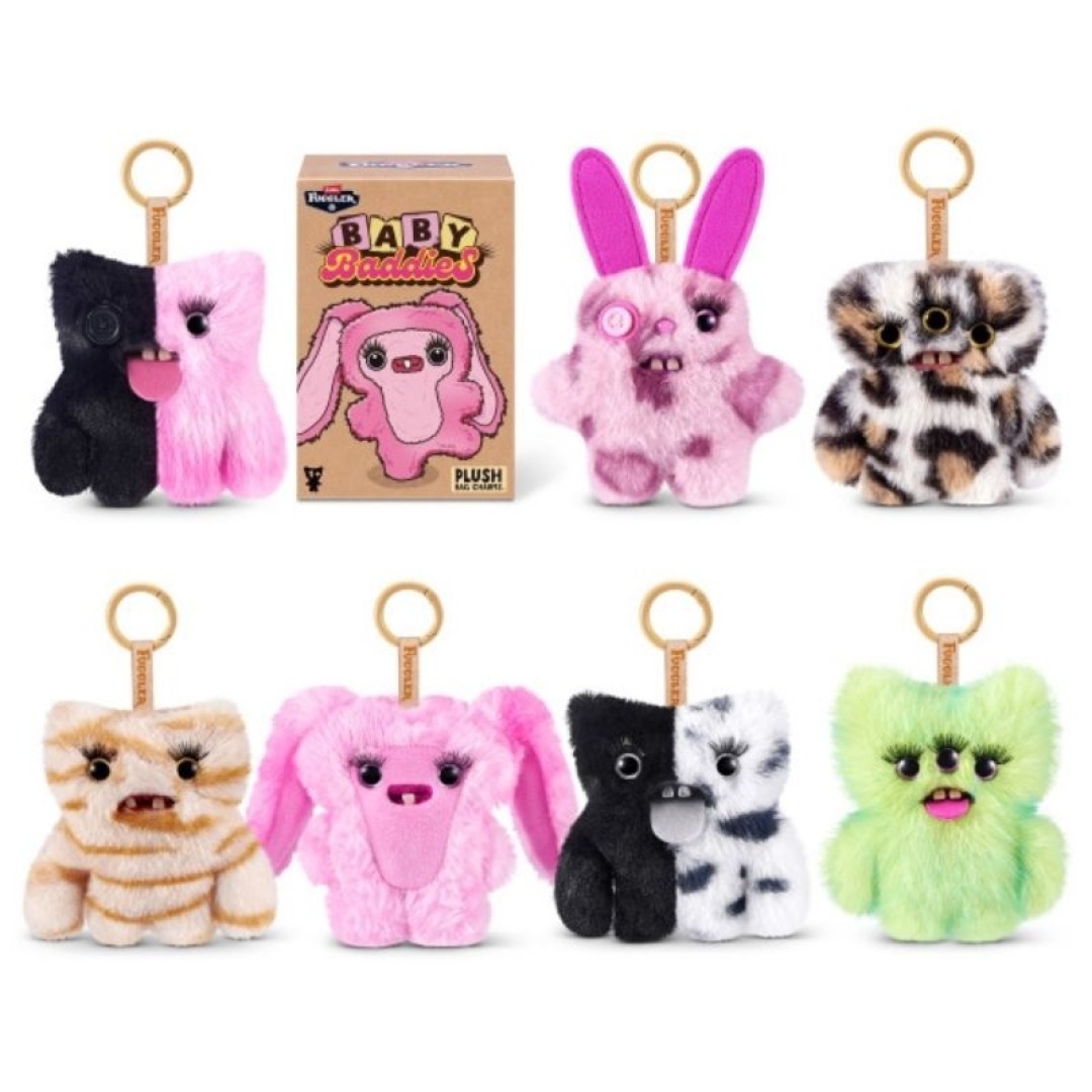 a872c3f574af2a6346e78bd360036fc1.jpg Zuru Fuggler Baby Buddies Mystery Plush Bag Charm - Image 1