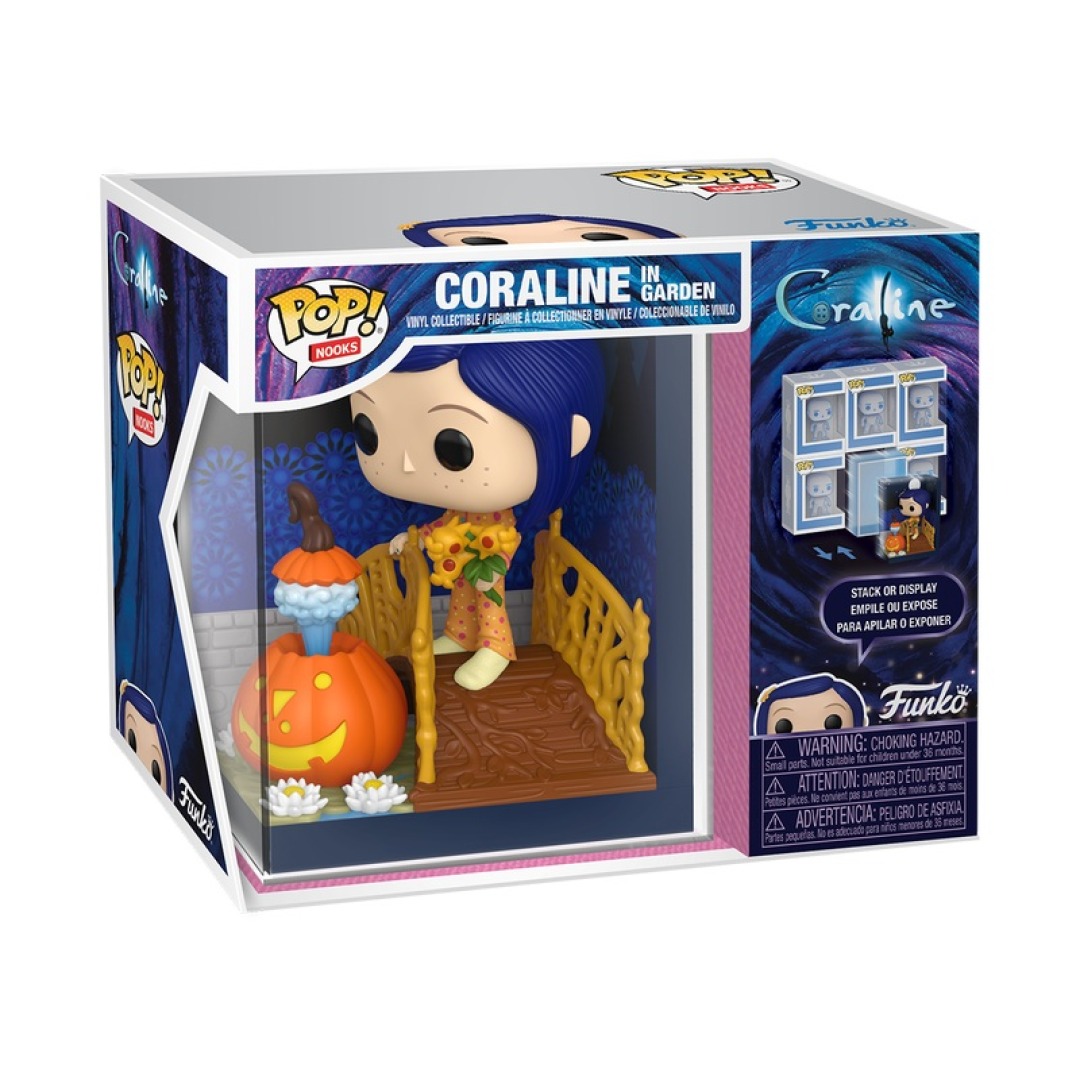 abe017921067ae190e2d29f8907cf69f.jpg Funko POP! Nooks Coraline - Coraline In Garden - Image 1