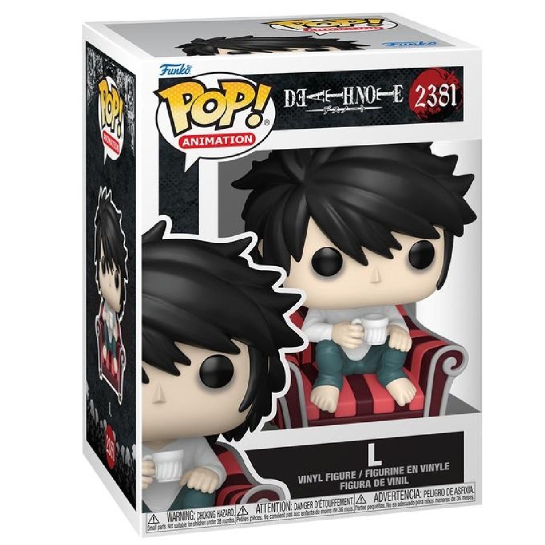 b86a5261ae91b02f5516d468f9be0977.jpg Funko POP! Death Note N° 2381 - L - Image 1