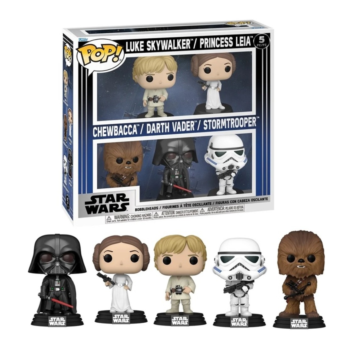b9f06159b12e04974c6bbfb37f20897e.jpg Funko POP! Star Wars - 5 Pack - Image 1