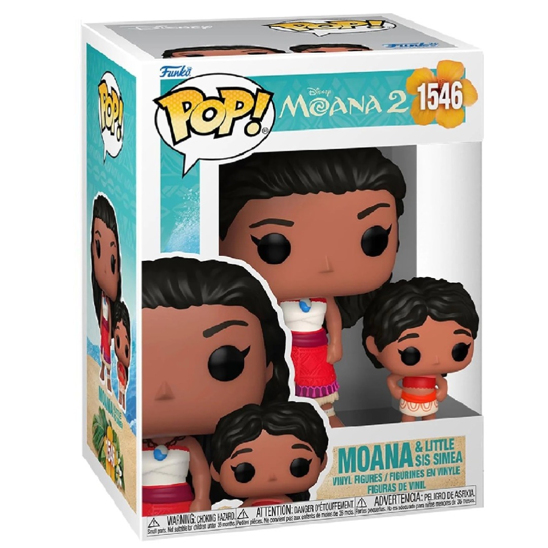 bc265a94bb7f0e08127d9e92355b83cc.jpg Funko POP! Disney Moana 2 N° 1546 - Moana & Little Sis Simea - Image 1