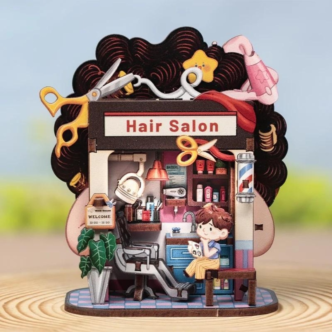 c5c12f43c56c338588f69ce22613d7b5.jpg DIY Hair Salon Mini House Kit - Image 1