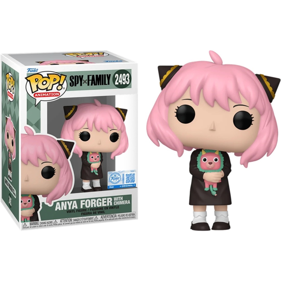 df312ca7e5af4f252b22ef60b0dd526e.jpg Funko POP! Spy X Family N° 2493 - Anya Forger With Chimera - Image 1