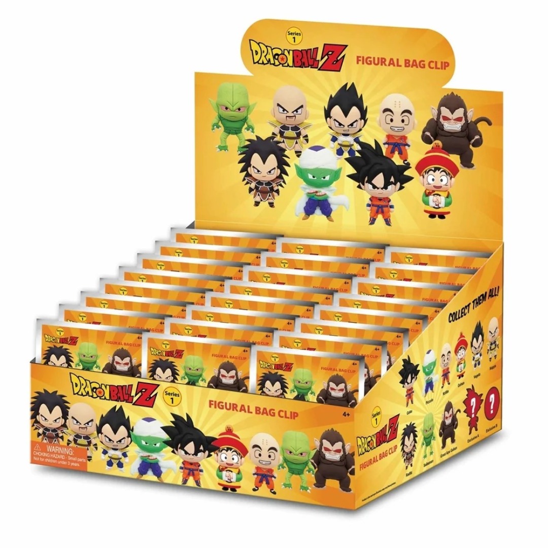 e3165b7ee0ee2f681caf8f1da427d405.jpg Dragon Ball Z Mystery Series 1 3D Foam Bag Clip - Image 1