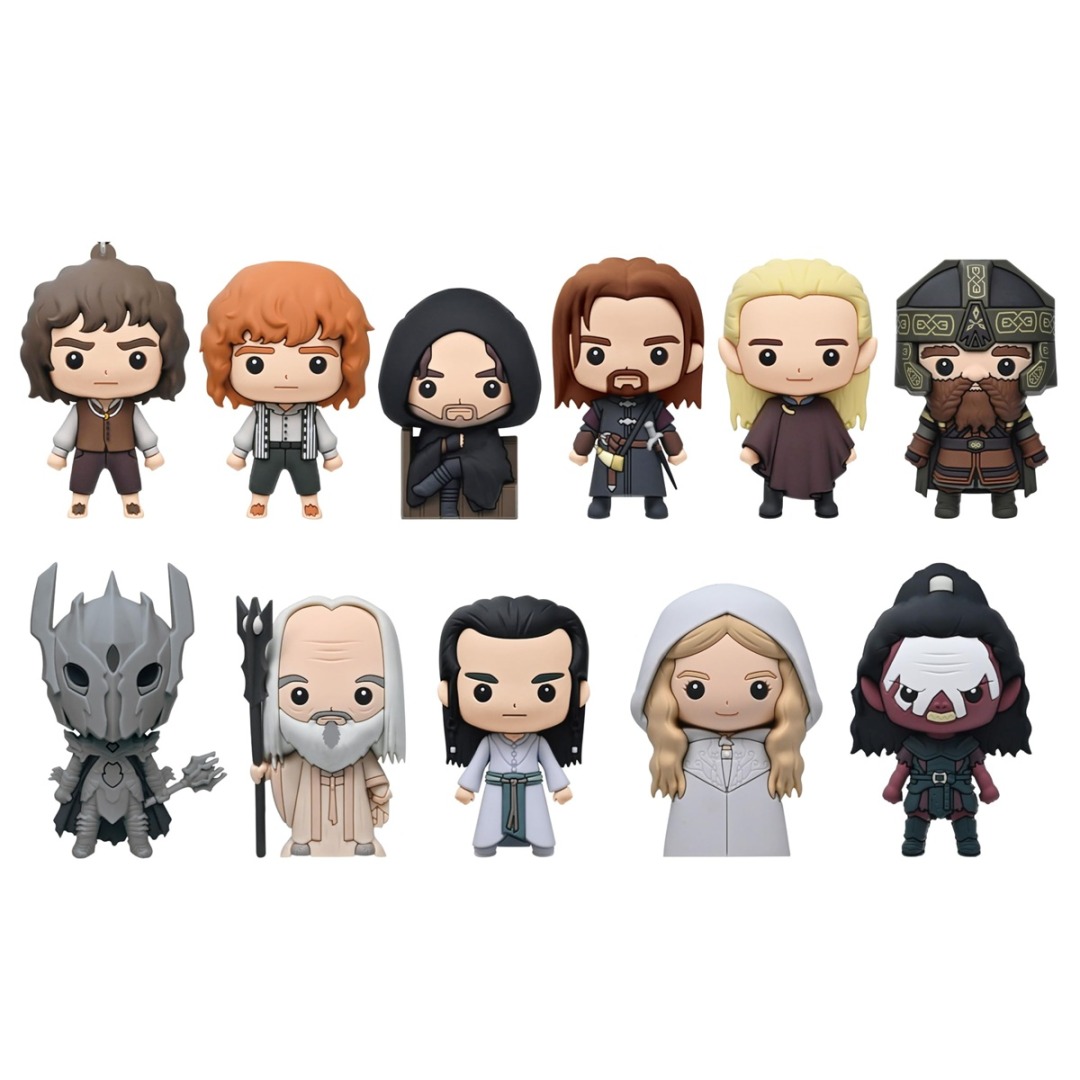 e78d6630d0e582ef7457bb38e5cb4f0e.jpg The Lord Of The Rings Mystery Series 2 3D Foam Bag Clip - Image 1