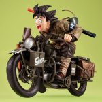 Dragon Ball Z Son Goku & Bike Desktop Real McCoy Megahouse Statue