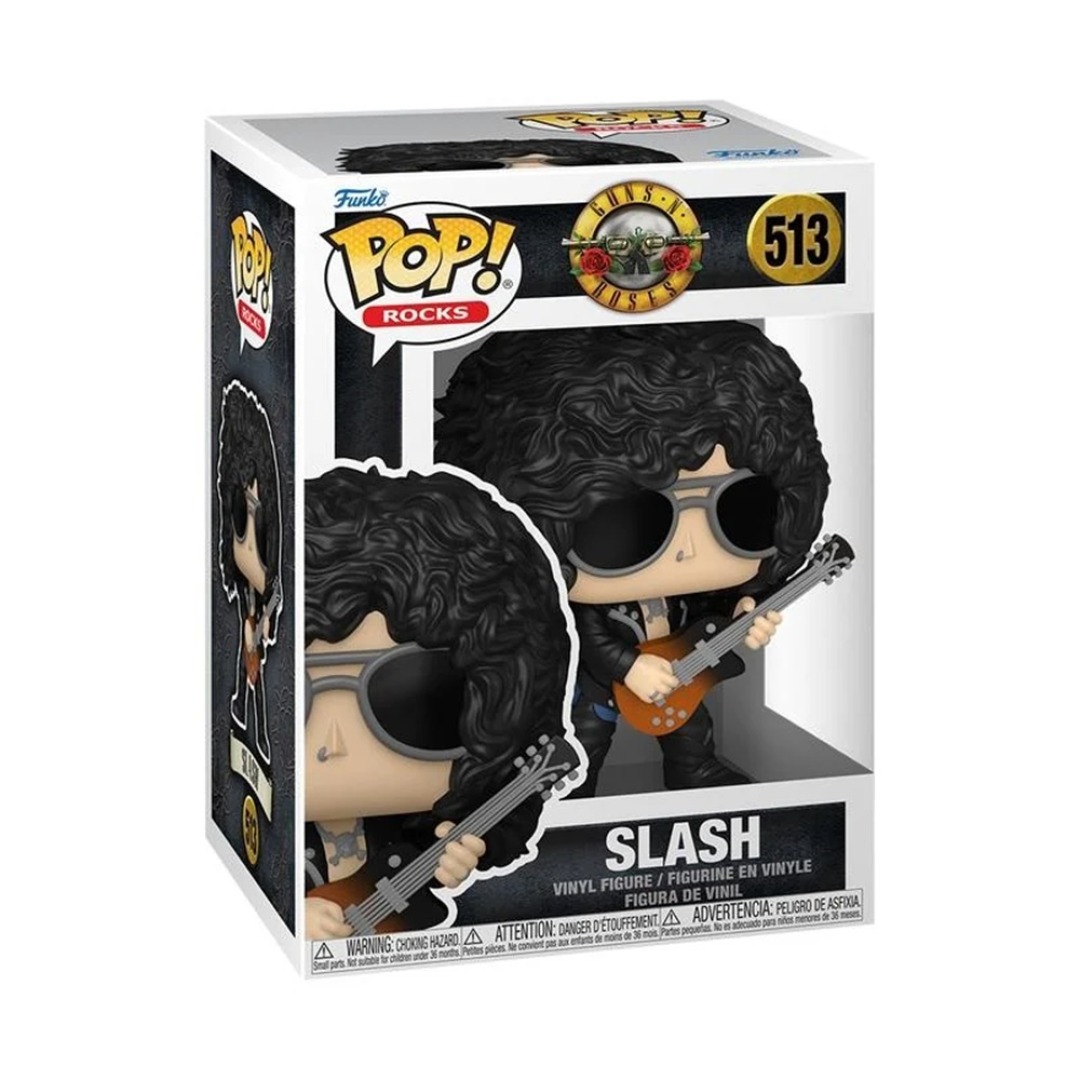 f8de9b9da18fb7a0f3144095afcfc15b.jpg Funko POP! Guns N' Roses N° 513 - Slash - Image 1