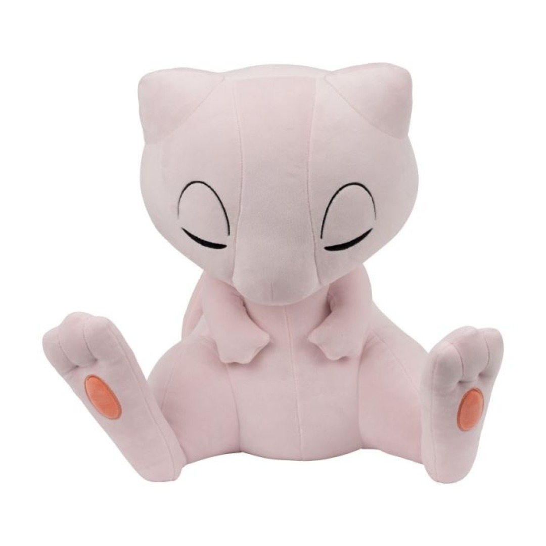 fc4187b6aee3abf5947c885f81eca1ab.jpg Pokemon Mew Sleeping Plush 18" - Image 1